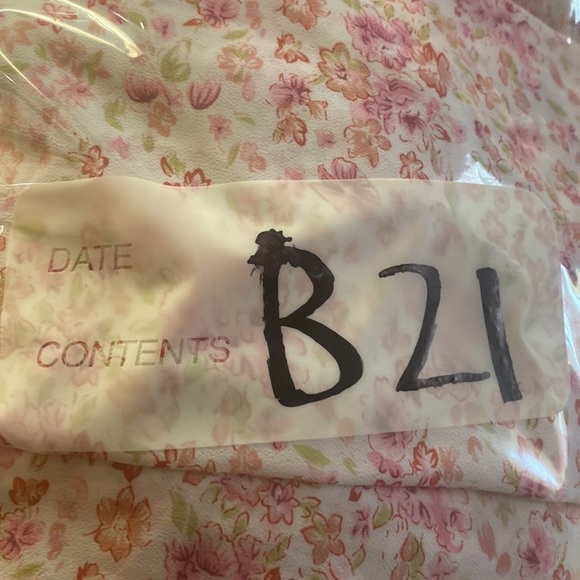 Vintage 90s Floral Button up All over design collar girly feminine maxi dress 16 - Picture 14 of 14